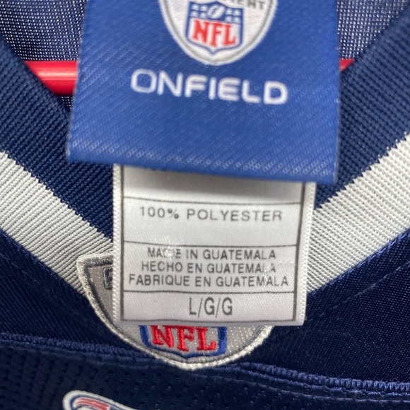 NFL New England Patriots Jersey #83 Wes Welker vintage embroidered  size large - Picture 3 of 7